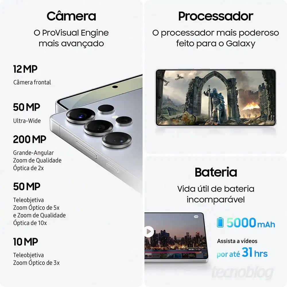 Galaxy S25+ S25 Ultra design Camera battery