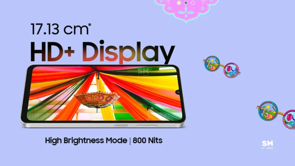 Galaxy F06 display