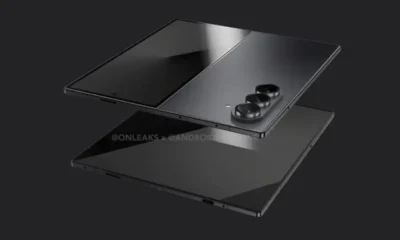 Galaxy Z Fold 7 high-resolution CAD renders